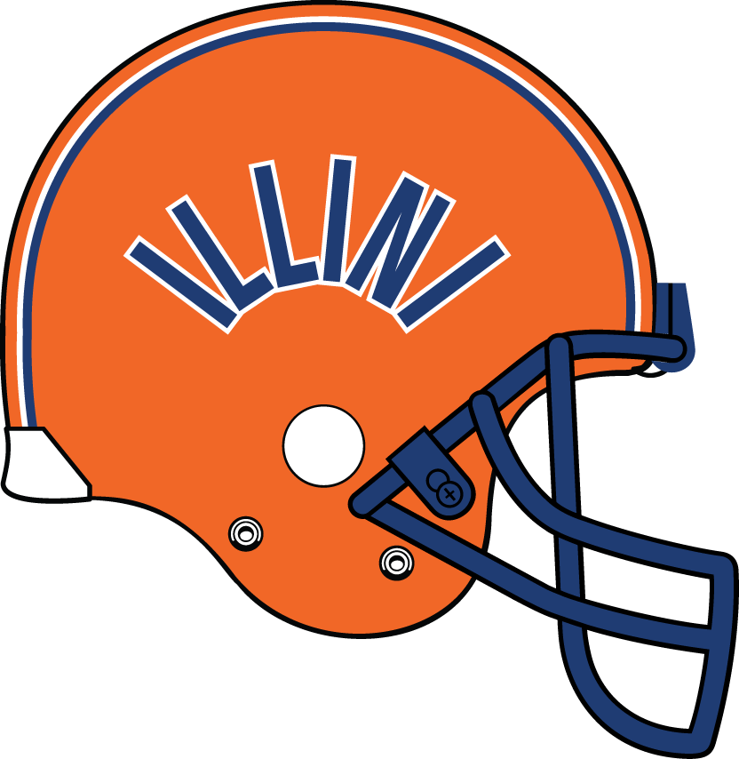 Illinois Fighting Illini 1977-1979 Helmet Logo iron on transfers for T-shirts